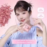 WFNM Alyssa Madeline 7-Color Multi-functional Eyeshadow Palette Glitter Eye Shadow Long Lasting Matt