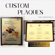 CUSTOM Award Plaques: Celebrate Achievements in Style