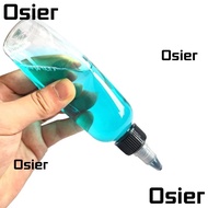 OSIER1 10PCS Empty Hair Dye Bottle, 10ml/15ml/20ml Transparent Oil Liquid Dropper Bottles, Portable Twist Cap Bottles Oils Plastic Plastic Refillable Bottle