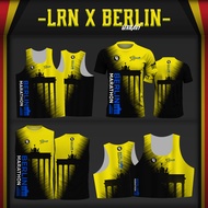 Berlin-Marathon x LRN Printed Running Shirt With Air Flow Plus Fabric For Marathon (AP21)