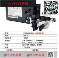 現貨全新金牌Flex小1u電源全模組500W 600W 700W靜音itx迷你小機箱NAS