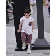 BERNIE KIDS - tanktop set with pockets, cotton shirt, soft wind pants for baby Bernie