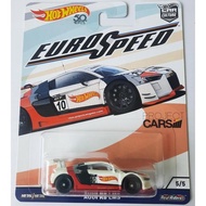 HW Hot Wheels Hotwheels Audi R8 LMS white Euro Speed Hot Wheels Audi R8 LMS Eurospeed white iron rub