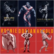 Arnold Schwarzenegger-Muscle Bodybuilding Canvas Prints Fitness Motivation Poster Wall Painting for 