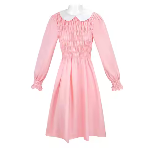 Stranger Things Eleven Pink Skirt Cosplay Costume loween Comic Con Women's Traditional Clothing Stag
