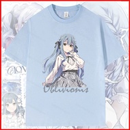 BS1 BanG Dream Ave Mujica Togawa Sakiko Oblivionis 220g thick cotton T-shirt Anime Short Sleeve Top 