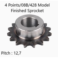 Promo Sprocket 428 model 4 points 08B Inner 12/14/15/16/18/19/20/22/24 (7204) COD