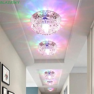 BLAZESKY Balcony lamp, 220V 3W LED Ceiling Lights, Multicolor Downlight Aisle Flush Surface Mounted 