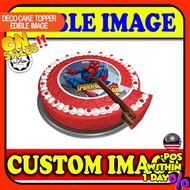 [Premium] URGENT Edit & Print | Same day Ship* | Edible Image Printing Service | Cake Topper Icing S