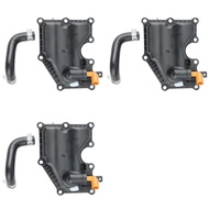3X Oil Separator Cover+Tube Kit LF50-13-570 4M5G6A785HC 1S71-6758CJ For Mazda 3 Mazda 6 GG GY GH Maz