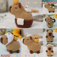 KUGIGI Crochet Stuffed Animal Kit, DIY Set with Crochet Hooks Capybara DIY Crochet Kit, Non-Finished