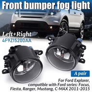 2011-2015 Ford Explorer Front Bumper Fog Light Compatible with Focus Fiesta Mustang C-MAX 4F9Z15200A