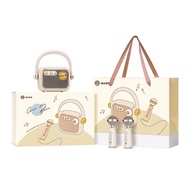 MUZEN MW-M1K ลำโพงบลูทูธไร้สาย พร้อมไมโครโฟนคู่คุณภาพเสียง KTV หลายโหมดสำหรับการเปลี่ยนได้อย่างอิสระ