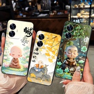 Realme C55 case printed with Buddha image of peace of mind, peace and calligraphy
