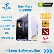 PC GAMING | Intel i3 9100F | GTX 1650 | 120GB SSD | 8GB RAM | 500GB HD