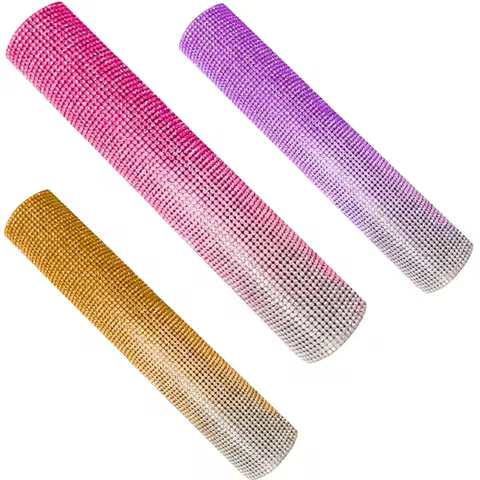 Gradient Rhinstone Wireless Microphone Sleeve for Shure SM58, Beta 58A Gold, Pink, Violet Mic Covers