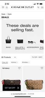 Coach/ Coach outlet ca  代購