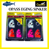 OPASS EGING SINKER 40G 50G FOR SQUID PEMBERAT CANDAT SOTONG CANDAT EGI SINKER EGING HEAD