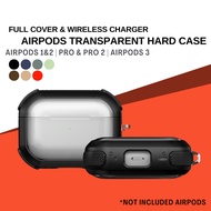 Airpods 1/2 & AirPods Pro & Airpods Pro 2 & AirPods 3 & TPU Transparent Case Protective Compatible