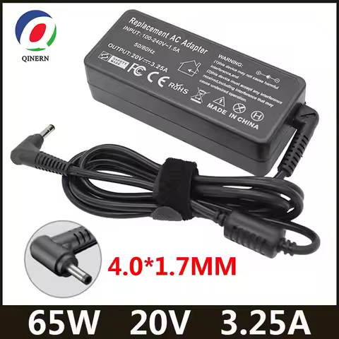 20V 3.25A 65W 4.0*1.7mm AC Laptop Charger For ThinkPad IdeaPad 330s 320 100-15 B50-10 YOGA 710 510-1