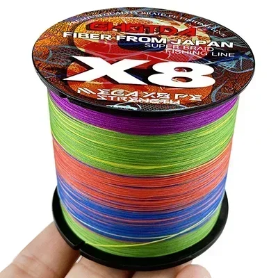GHOTDA X8 Braided Lure Fishing Lines for JIG Pesca Carp Multifilament Fly Wire PE Line Saltwater 100