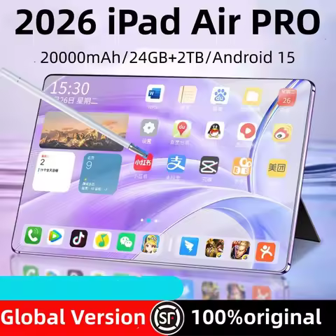 2026 iPad Air PRO 11 inch Tablet Android 16 GPS WIFI 24GB 2TB 20000mAh 5G DualCard Snapdragon 8gen3 
