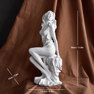 cod Vilead Greek Mythology Goddess Statue Bookshelf Wall Shelves Home Office Decoration Accessories 
