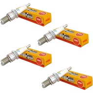 NGK Spark Plug LFR6A 6668 (Pack of 4) Watercraft FX FZR FZS VX VXR VXS Reach 26.5mm Hex Size 16mm Ga