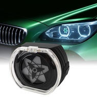 3inch Rotating Fog Light RGB Motorcycle Taillight Modification Universal Square Fog Light Car COB LE