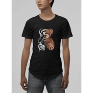 Unisex Fashion short sleeves T-Shirt 200 gsm Deddy Bear pattern 100 % cotton