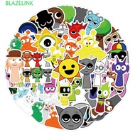 BLAZELINK 55pcs/set Graffiti DIY Scrapbook, Music Game Singers Incredibox Incredibox Sprunki Sticker