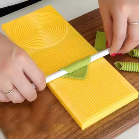 1 Set Multifunctional Spaghetti Maker Board DIY Gnocchi Macaroni Maker Board Noodle Tools Noodle Mol
