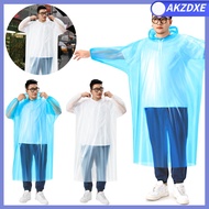 AKZDXE ไซส์ใหญ่พิเศษ เสื้อกันฝนใช้แล้วทิ้ง บรรจุภัณฑ์การ์ด การบีบอัดสูญญากาศ เสื้อคลุมกันฝนมีฮู้ด หน