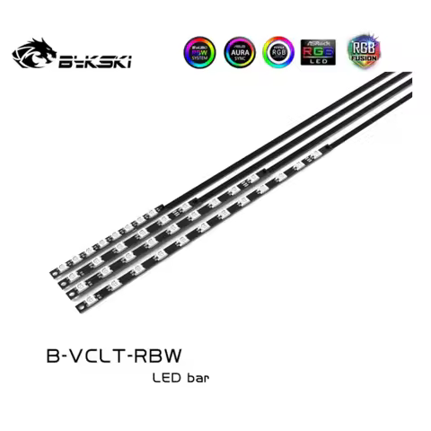Bykski LED Strip 12v/5v for CPU GPU Block Water cooling 70/100/150/200mm Length Support Sync Motherb