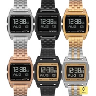 NIXON Watch Base Series / A1107 / unisex / digital watch / retro / negative display / SS bracelet