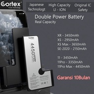 Promo Cortex Iphone Baterai Xr Xs Xsmax Battery High Capacity Original