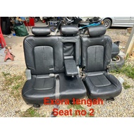 Exora seat tengah barisan kedua 2+1 original leather proton