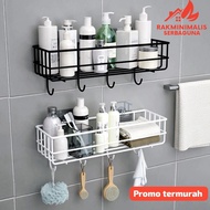 Bathroom Wall Mounted Shelf Hanging Iron Shelf