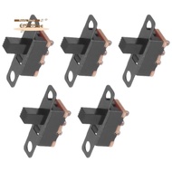 5 Pcs 50V 0.5A 3 Pin 2 Position On/OFF 1P2T SPDT Slide Switch 3 Pin