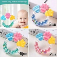 Newest Silicone Baby Teether Toy RattleBINTANG - 3 Months Baby