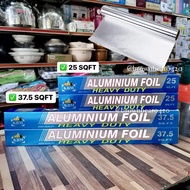【KBM】Aluminium Foil Heavy Duty (25/37.5sqft) Catering Foil BBQ Baking Foil Kerajang Kertas Aluminium