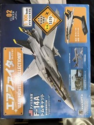 近乎全新！但盒少殘Air Fighters Collection F-14A Tomcat 模型