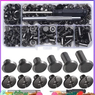 Chicago Screw Leather Rivets Assorted Screw Rivets M5 Chicago Binding Screws for Decorating PU Craft