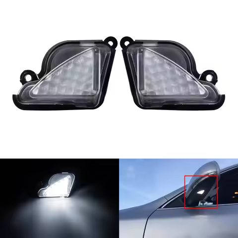SMD LED Under Side Mirror Puddle Light Canbus For Skoda Superb Octavia II 1Z 5E