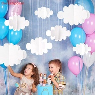 [thevatipoem] 16Pcs 3D Cloud Decorations White Hanging Clouds For Ceiling Cloud Party Decorations Cl