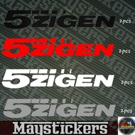 CAR STICKER PERFORMANCE BRAND(5ZIGEN) SUITABLE BODY,BONNET,BUMPER,MIRROR FOR ALL CAS