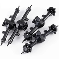 SCX24 1/24 RC Crawler Parts | High-Strength Metal Diamond Axles (Front & Rear)