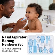 Nasal Aspirator 10 in 1 Baby Hair Brush Baby Care Set Barang Baby Newborn