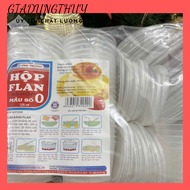 Hộp bánh flan Vĩnh Trường số 0 125ml ( 50 hủ ) sử dụng làm bánh flan Caramen có nắp cao cấp chịu nhi