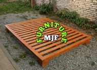 Dipan slim/Ranjang kayu pendek/Tempat tidur lesehan/Ranjang kayu/Dipan kayu pendek/Alas tempat tidur